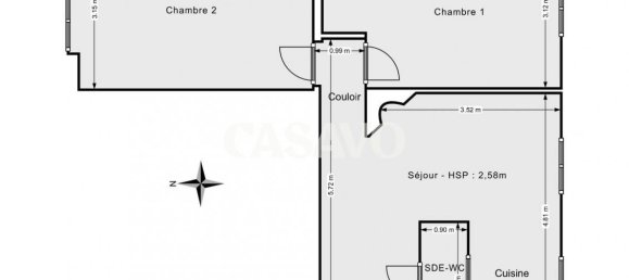 Apartamento de 2 dormitorios en Paris, France No. 172604 3