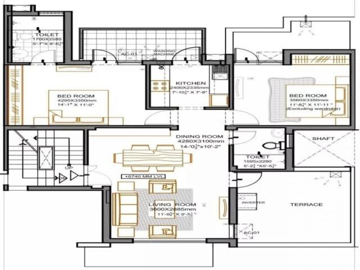 2 Schlafzimmer Haus in Gurgaon, India, Nr. 48823