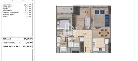 Apartment 1+1 in Istanbul, Turkey No. 4624 29