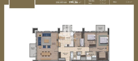 Apartment 1+1 in Istanbul, Turkey No. 4624 25