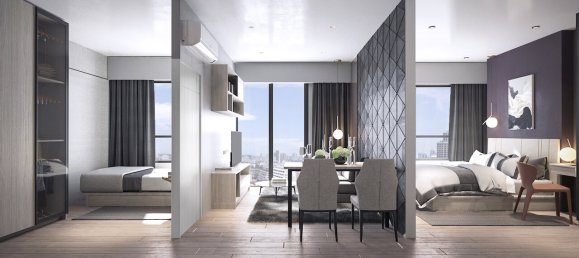 Condominio de 1 dormitorio en Bangkok, Thailand No. 2361 11