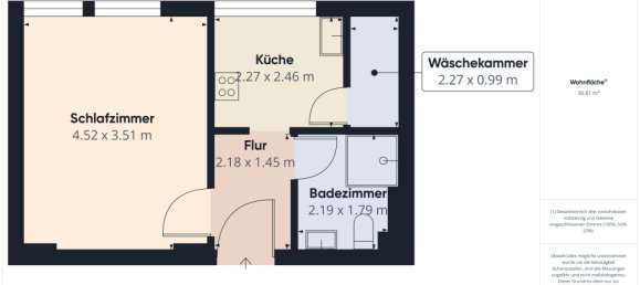 Студия в Вильгельмсхафен, Германия № 39539 8