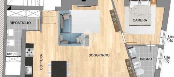 2 rooms Apartment in Brescia, Italy No. 79663 12