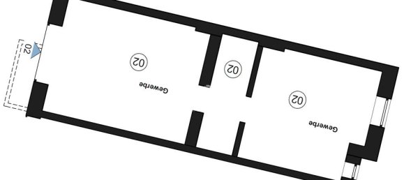 مكتب في Friedrichshain, Germany 49متر مربع رقم 78143 7