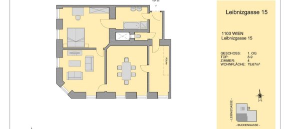 3-salle Appartement à Favoriten, Austria No. 184427 3