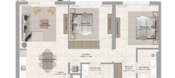 Apartamento de 1 dormitorio en Dubai Hills Estate, UAE No. 121289 4