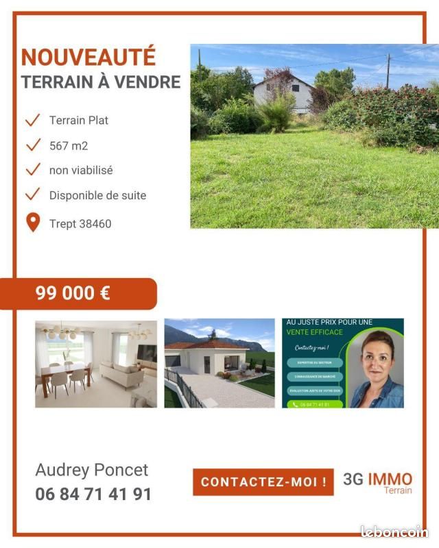 Grundstück in Trept, France 564m², Nr. 199115