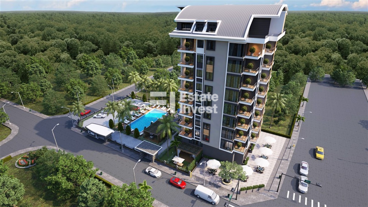 Квартира 1+1 в Аланья, Турция № 30623