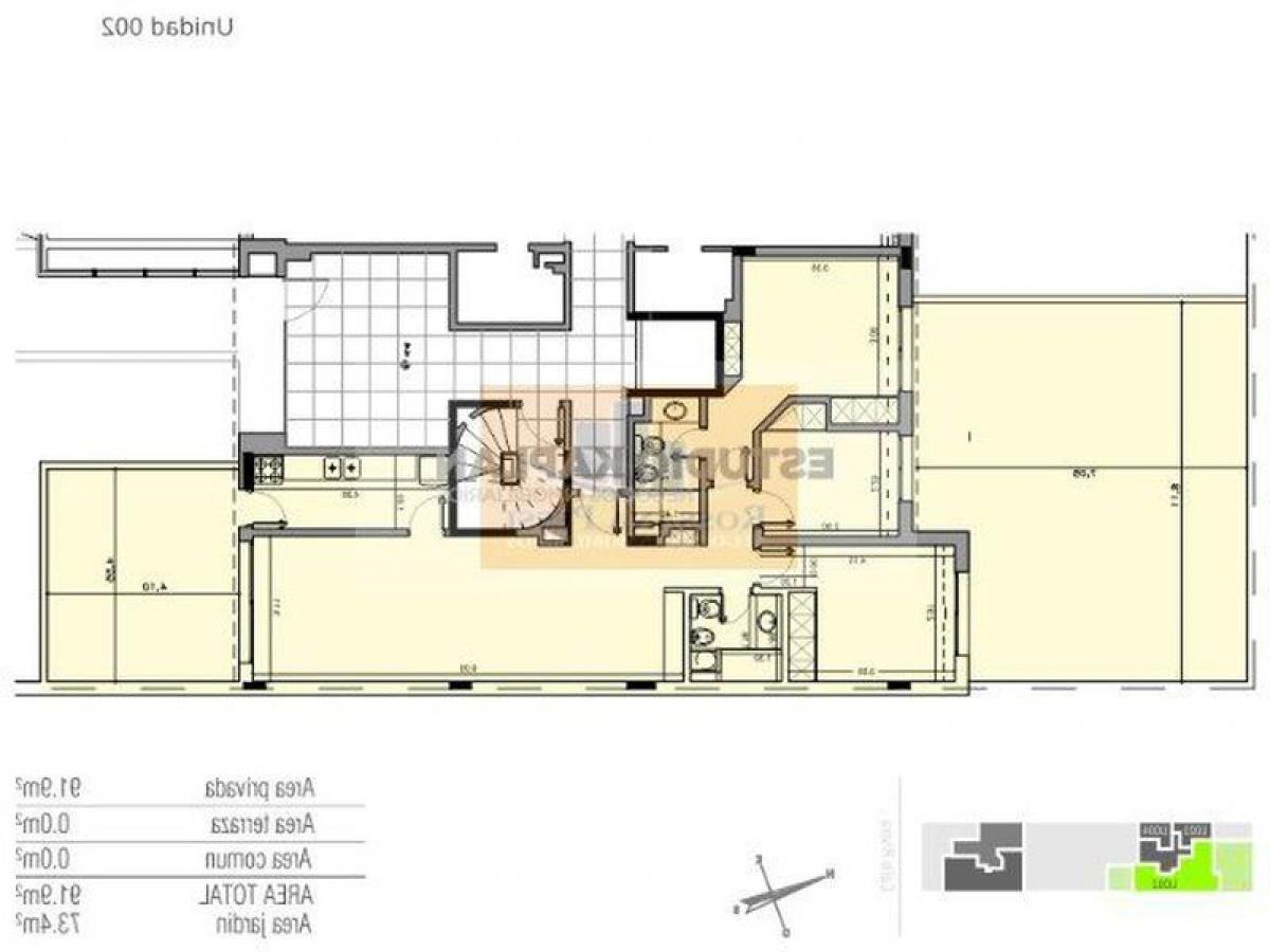 2 غرف نوم شقة في Montevideo, Uruguay رقم 7918