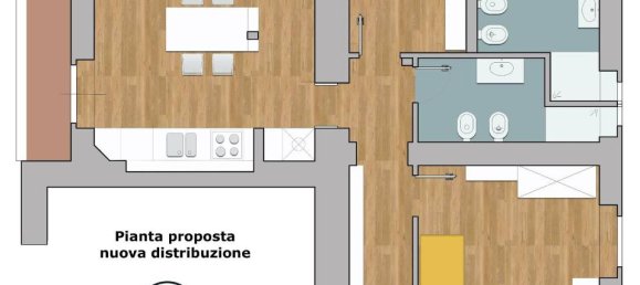 3-Zimmer Wohnung in Rome, Italy, Nr. 39291 30