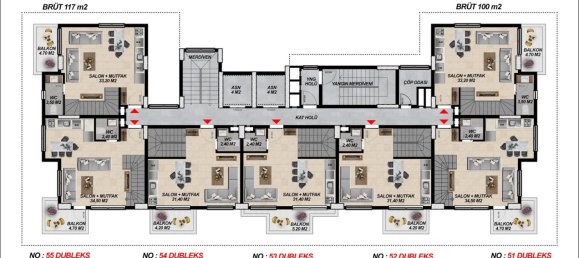 Apartment 2+1 in Mahmutlar, Turkey No. 13126 29