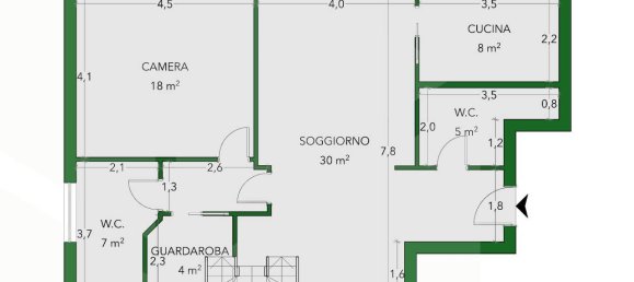 Квартира с 5 комнатами в Вальсамоджа, Италия № 17826 33