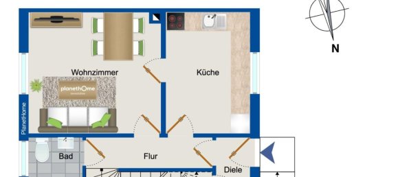 Таунхаус с 4 комнатами в Фюрт, Германия № 186426 12