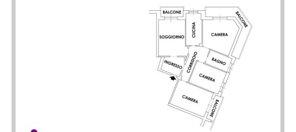 Apartamento de 4 divisões em Rome, Italy N.º 120634 2