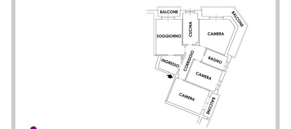 Apartamento de 4 divisões em Rome, Italy N.º 120634 24