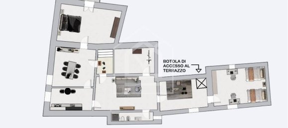 Квартира с 3 спальнями в Альтамура, Италия № 278664 10