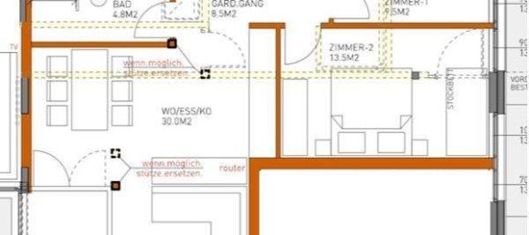 3 rooms Apartment in St. Gallenkirch, Austria No. 66711 26