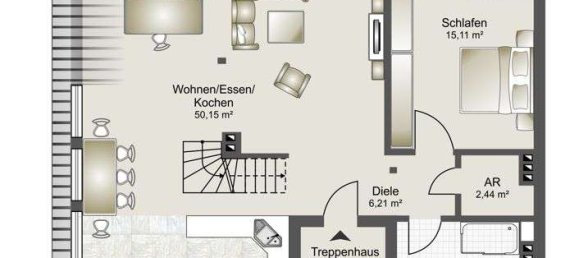 1 Schlafzimmer Wohnung in Essen, Germany, Nr. 360707 4