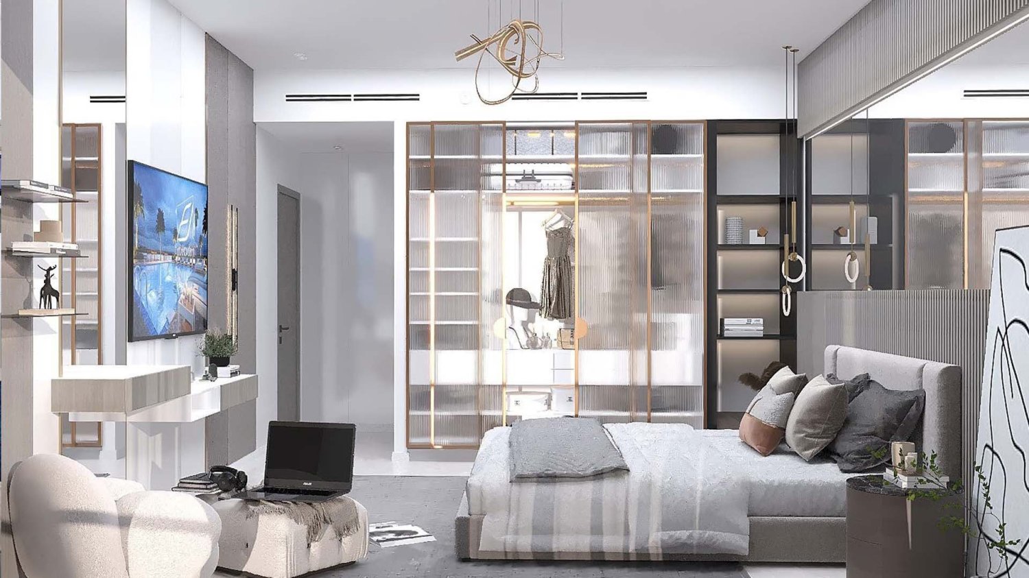 Apartamento de 1 dormitorio en BINGHATTI ONYX, Jumeirah Village Circle, UAE No. 59892