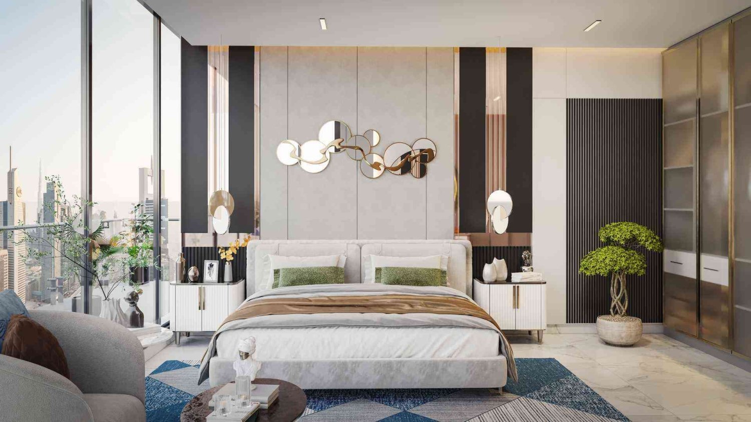 Квартира с 3 спальнями в ELITZ 2, Джумейра Вилладж Серкл, ОАЭ № 60671