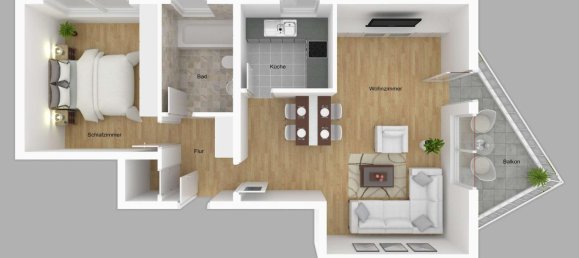 1 chambre Appartement à Hildburghausen, Germany No. 13983 13