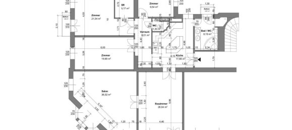 Apartamento de 4 habitaciónes en Baden, Austria No. 222398 18
