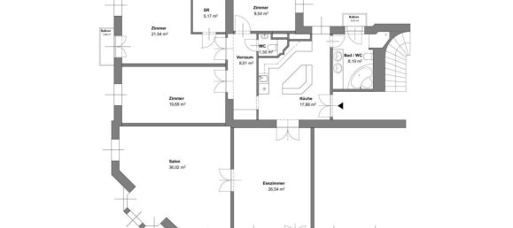 Apartamento de 4 habitaciónes en Baden, Austria No. 222398 17