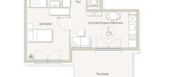 1 غرف نوم شقة في Ostalbkreis, Germany رقم 219387 9