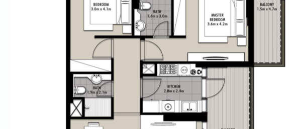 2 bedrooms Apartment in Odessa, Town Square, UAE No. 68746 2