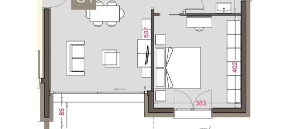 2-salle Appartement à Anzano del Parco, Italy No. 15288 11