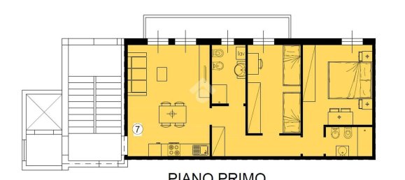 2 Schlafzimmer Wohnung in Lentate sul Seveso, Italy, Nr. 3854 7