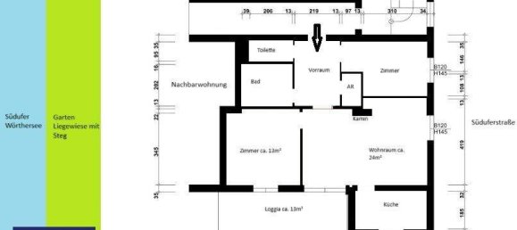 3 rooms Apartment in Maria Worth, Austria No. 165751 8