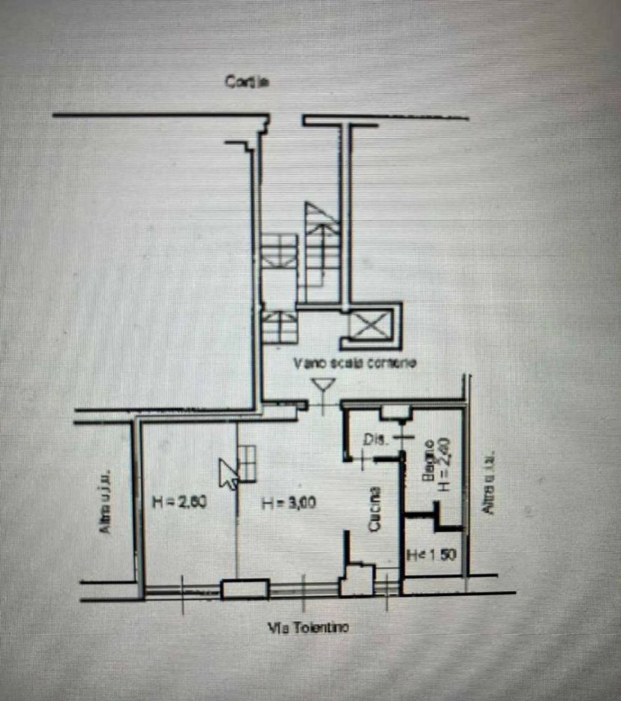 2-salle Appartement à Milan, Italy No. 245608