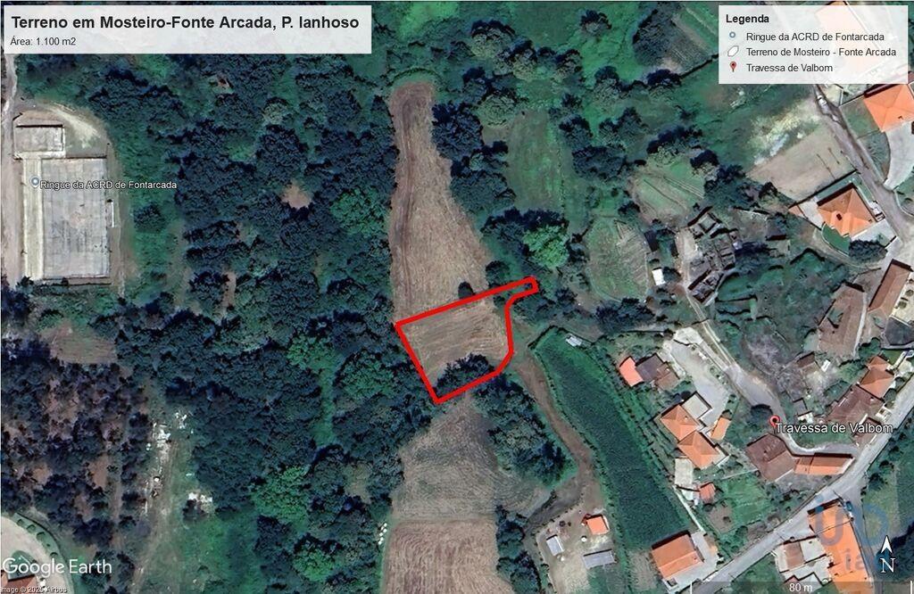 1100m² Land in Povoa de Lanhoso, Portugal No. 208838
