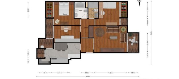 Penthouse T3 em Basque Autonomous Community, Spain N.º 159218 32