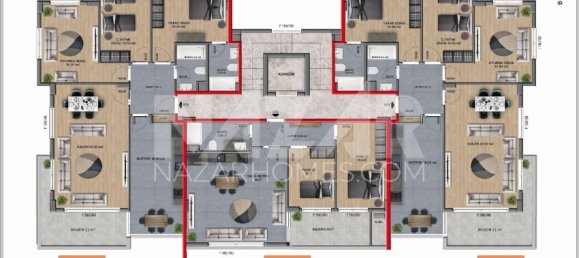 Apartment 3+1 in Alanya, Turkey No. 14465 14