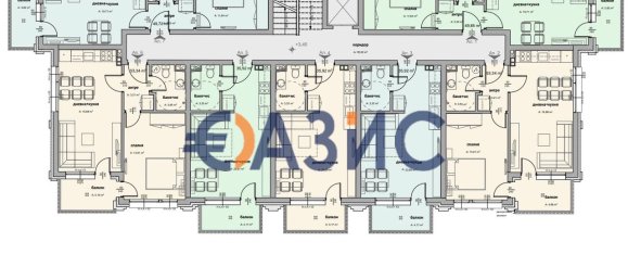 1 chambre Appartement à Sveti Vlas, Bulgaria No. 444 10