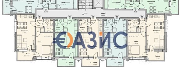 1 chambre Appartement à Sveti Vlas, Bulgaria No. 444 9