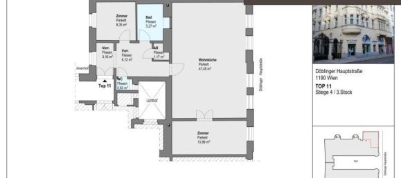 3-Zimmer Wohnung in Döbling, Austria, Nr. 68571 9