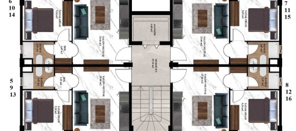 Appartement 1+1 à Avsallar, Turkey No. 31384 29