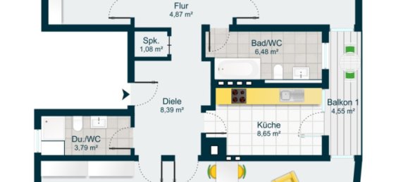3 Schlafzimmer Wohnung in Rhein-Sieg, Germany, Nr. 351797 9