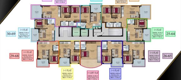 3 rooms Apartment in Avsallar, Turkey No. 10210 12