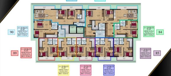 3 rooms Apartment in Avsallar, Turkey No. 10210 14