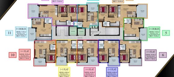 3 rooms Apartment in Avsallar, Turkey No. 10210 8