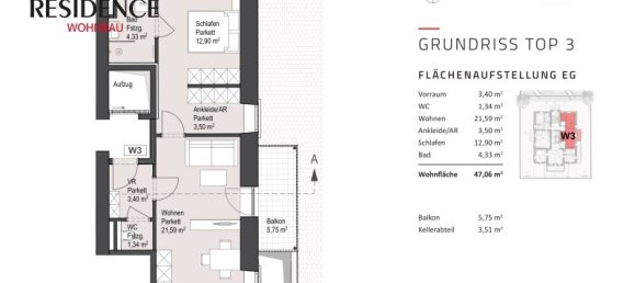 2 rooms Apartment in Salzburg, Austria No. 132290 3