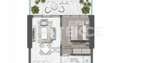 1 غرف نوم شقة في داماك هيلز (أكويا باي داماك), UAE رقم 15397 10