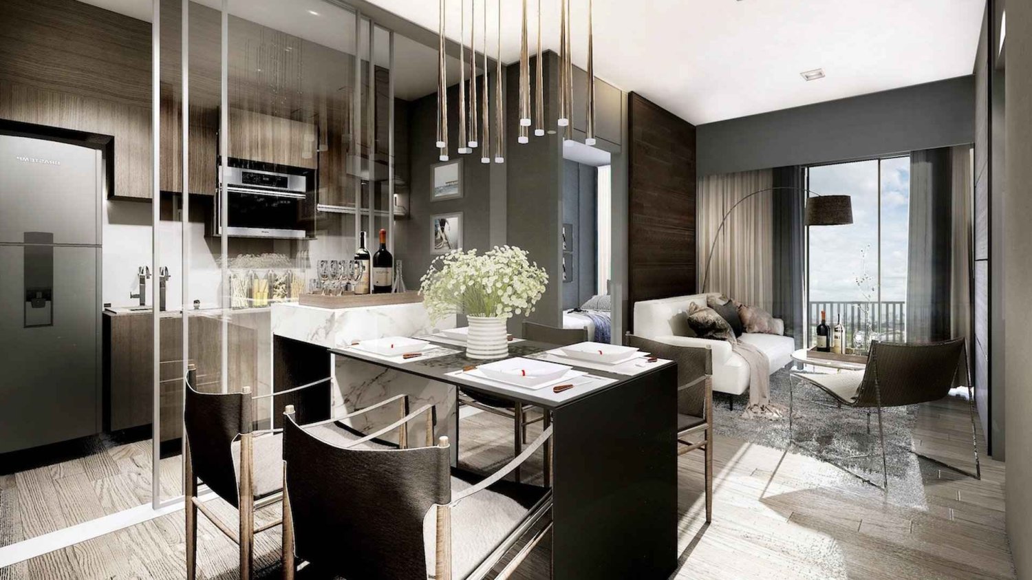 2 bedrooms Condo in THE PARKLAND CHARAN – PINKLAO Bangkok, Thailand No. 28746