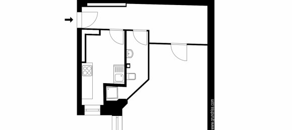 Студия в Мариендорф, Германия № 342885 10