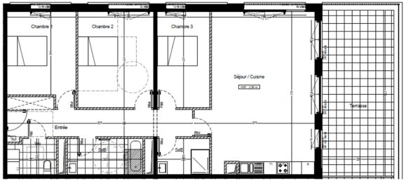 Apartamento de 3 dormitorios en Lille, France No. 233648 2