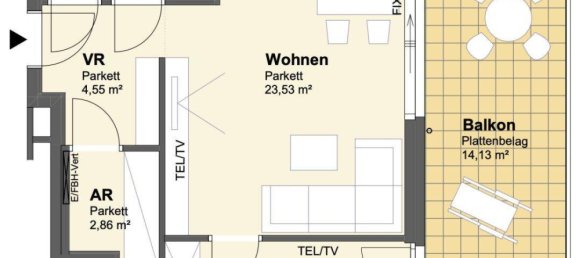 2-salle Appartement à Dobling, Austria No. 145010 21